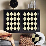 Roomtery Vintage Argyle Pattern Removable Wallpaper, view 5