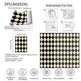 Roomtery Vintage Argyle Pattern Removable Wallpaper, view 6
