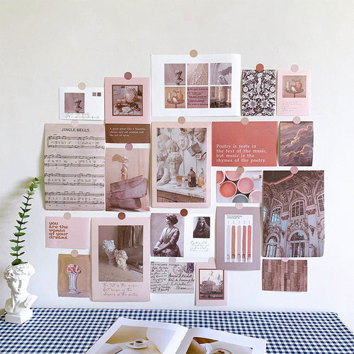 Roomtery Vintage Art Wall Collage Cards
