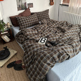 Roomtery Vintage Plaid Bedding Set, view 3