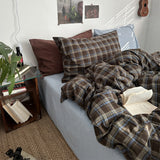 Roomtery Vintage Plaid Bedding Set, view 4