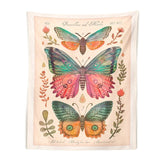 Roomtery Vintage Butterflies Art Tapestry, view 3