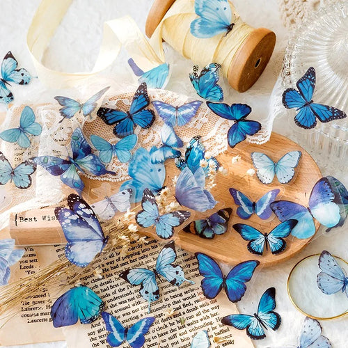 Roomtery Vintage Butterflies Decorative Stickers