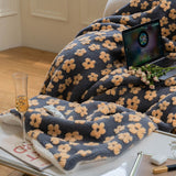 Roomtery Vintage Chamomiles Fluffy Blanket, view 2
