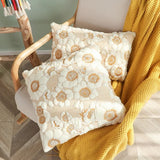 Roomtery Vintage Embroidered Flowers Cushion Cover, view 4