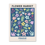 Roomtery Vintage Flower Market Canvas Posters, view 5