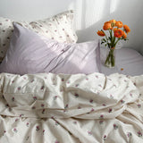 Roomtery Vintage Grandmacore Floral Print Bedding Set, view 2