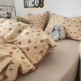 Roomtery Vintage Forest Mushrooms Fall Bedding Set, view 4