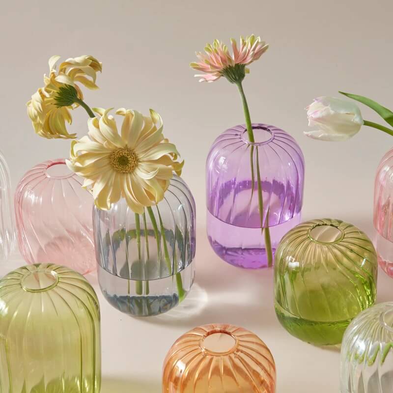 Roomtery Vintage Glass Mini Vase