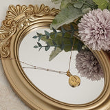 Roomtery Vintage Golden ArtHoe Mirror, view 3