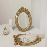 Roomtery Vintage Golden ArtHoe Mirror, view 6