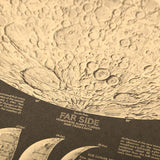 Roomtery Vintage Moon Atlas Kraft Paper Poster, view 4