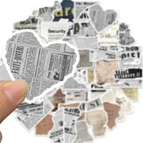 Roomtery Vintage Newspaper Collage Sticker Pack, view 4