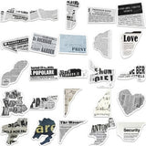 Roomtery Vintage Newspaper Collage Sticker Pack, view 5