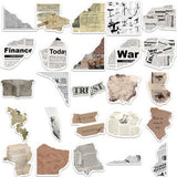 Roomtery Vintage Newspaper Collage Sticker Pack, view 6