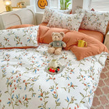 Roomtery Vintage Red Berries Print Bedding Set, view 2