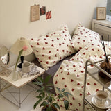 Roomtery Vintage Red Hearts Bedding Set, view 2