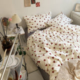Roomtery Vintage Red Hearts Bedding Set, view 3