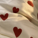 Roomtery Vintage Red Hearts Bedding Set, view 5