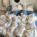Roomtery Vintage Strawberry Floral Bedding Set, view 2