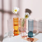 Roomtery Vintage Striped Glass Vase, view 5
