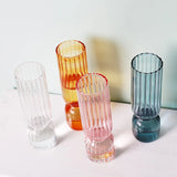 Roomtery Vintage Striped Glass Vase, view 6