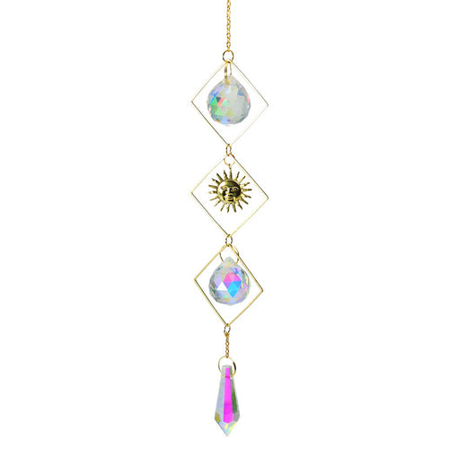 Roomtery Vintage Sun Crystal Suncatcher