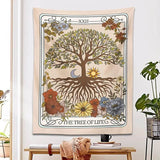Roomtery Vintage Tree of Life Tarot Tapestry, view 2
