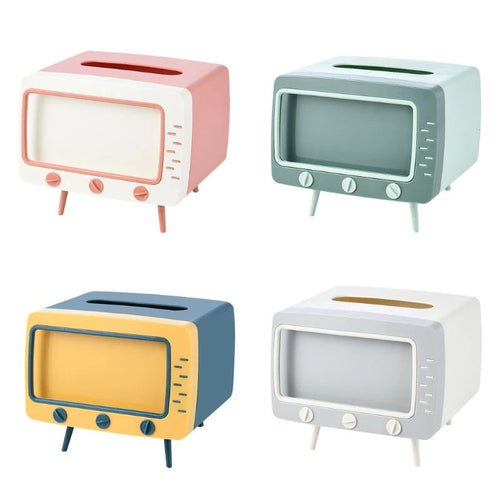 Roomtery Vintage TV Table Tissue Holder