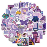 Roomtery Violet Aesthetic Pastel Sticker Pack, view 2