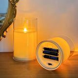 Roomtery Warm Glow LED Glass Candles, view 2