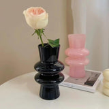Roomtery Wavy Glass Flower Vase, view 4
