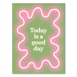 Roomtery Wavy Pop Sage Green Canvas Posters, view 5