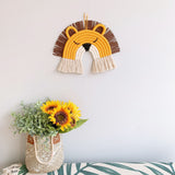 Roomtery Weaved Rainbow Animals Wall Decor, view 3