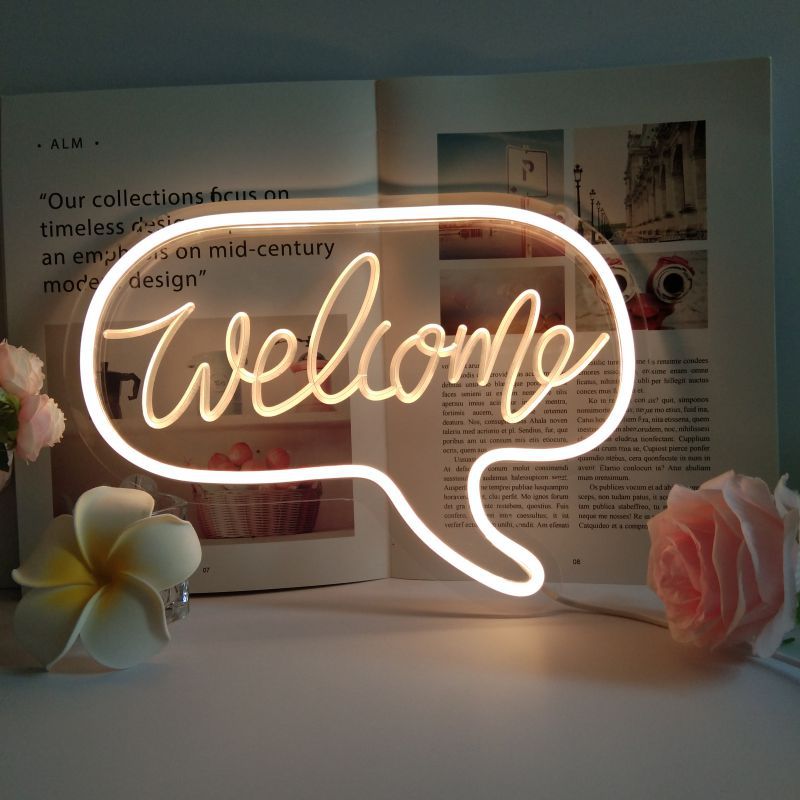 Roomtery Welcome Neon Sign