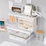 Roomtery White Desktop Shelf Organizer, view 2