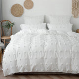 Roomtery White Pom Pom Bedding Set, view 2