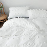 Roomtery White Pom Pom Bedding Set, view 3