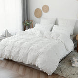 Roomtery White Pom Pom Bedding Set, view 4