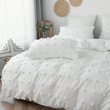 Roomtery White Pom Pom Bedding Set, view 5