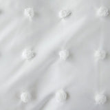 Roomtery White Pom Pom Bedding Set, view 6