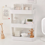 Roomtery White Rounded Desk Storage Shelf, view 5