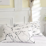 Roomtery White Stone with Black Veins Bedding Set, view 3