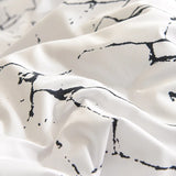 Roomtery White Stone with Black Veins Bedding Set, view 4