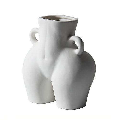 Roomtery Wide Hips Ceramic Vase