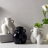 Roomtery Wide Hips Ceramic Vase, view 2