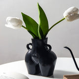 Roomtery Wide Hips Ceramic Vase, view 3