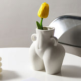 Roomtery Wide Hips Ceramic Vase, view 4