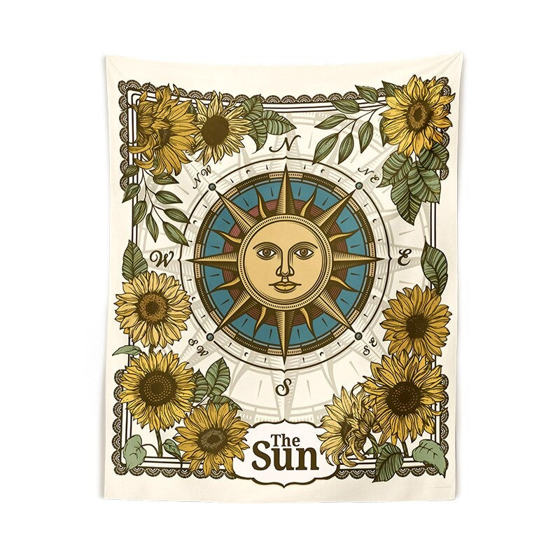 Roomtery Wind Rose Sun Tapestry
