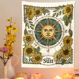 Roomtery Wind Rose Sun Tapestry, view 2